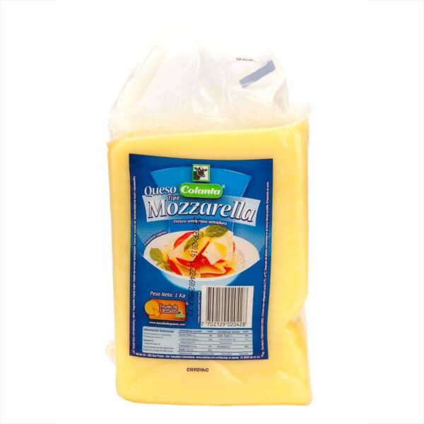 Queso mozzarella Colanta x1000g