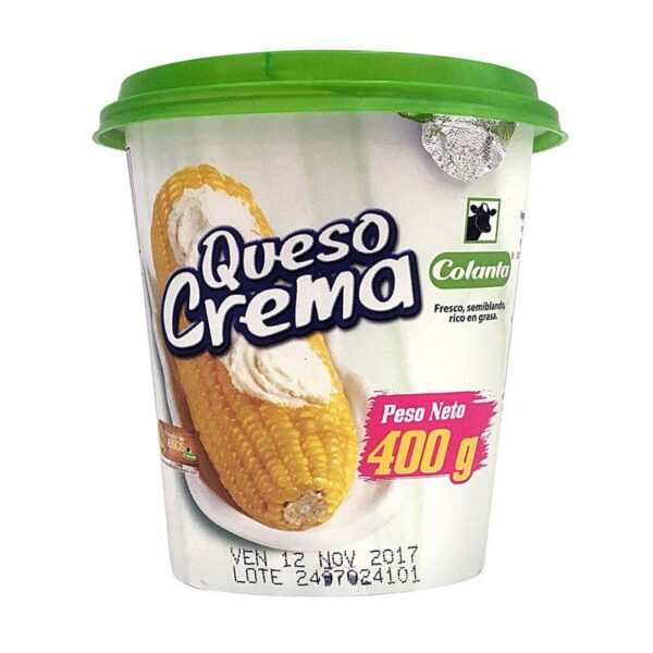 Queso crema Colanta x400g