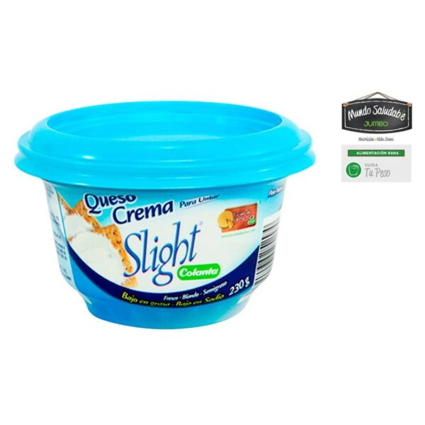 Queso crema Colanta Slight x230g