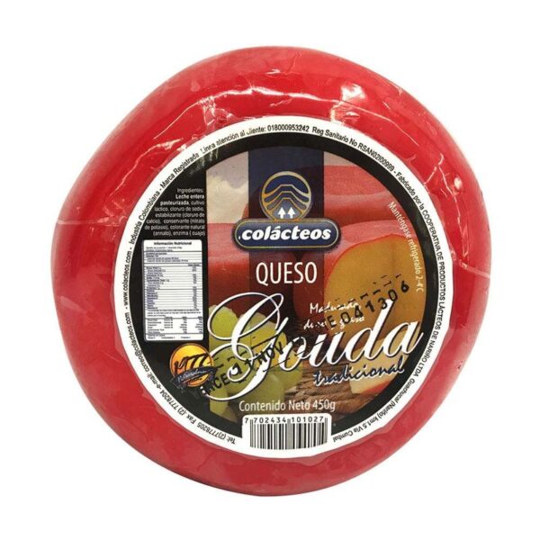 Queso gouda Colácteos tradicional x450g