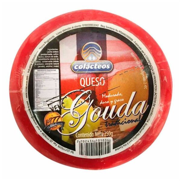 Queso gouda Colácteos tradicional x250g