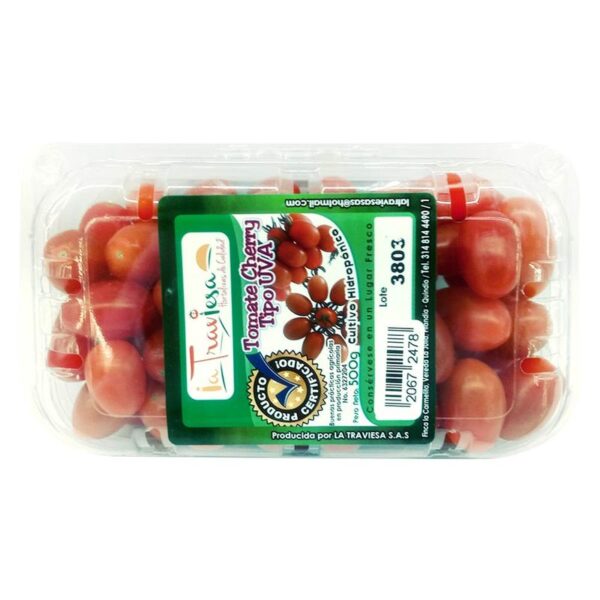 Tomate cherry La Traviesa tipo uva x500g