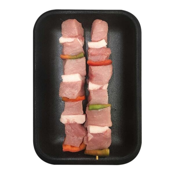 Brocheta de cerdo en bandeja x500g