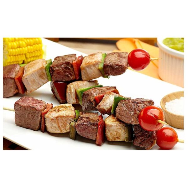 Brocheta mixta en bandeja x 500g