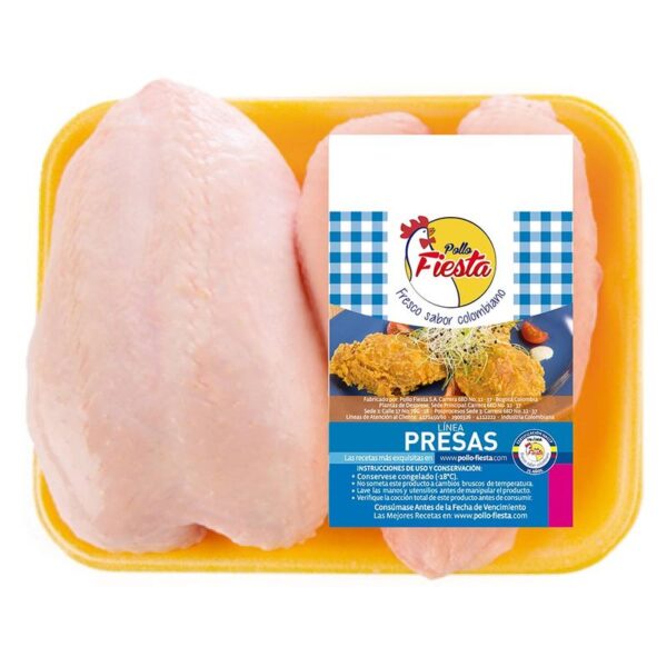 Pechuga De Pollo Con Piel Fiesta x1000g