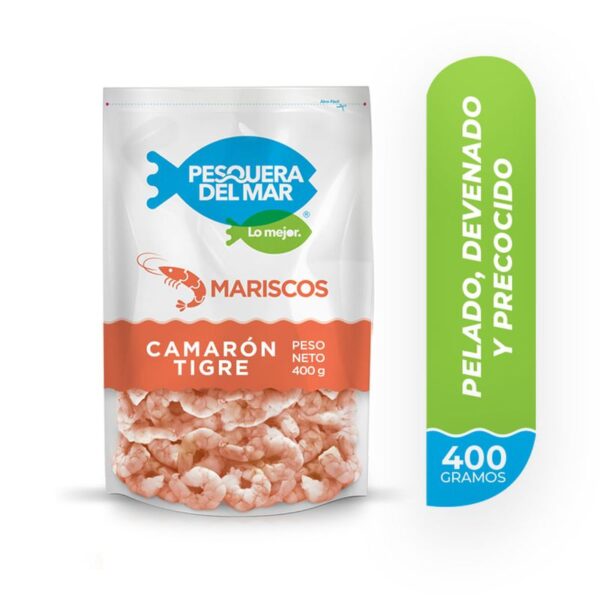 Camarón Tigre Pesquera del Mar x400g