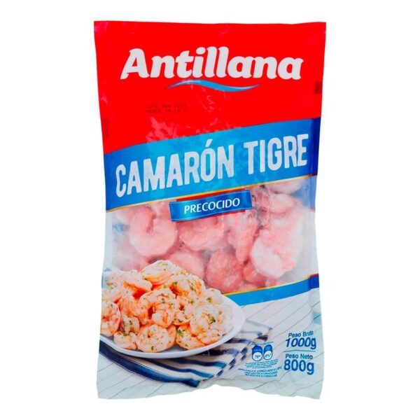 Camarón Tigre Pdp (41/50) Antillana x 800G Peso Neto