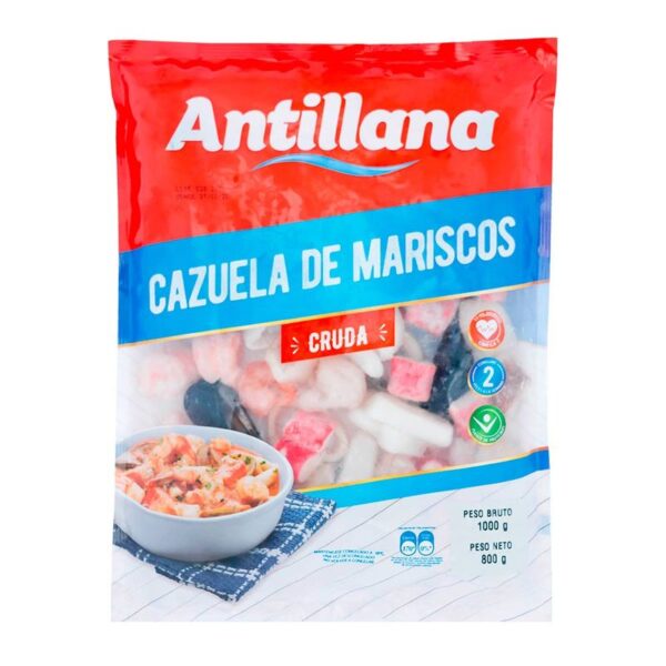 Cazuela de mariscos Cruda Antillana x880g