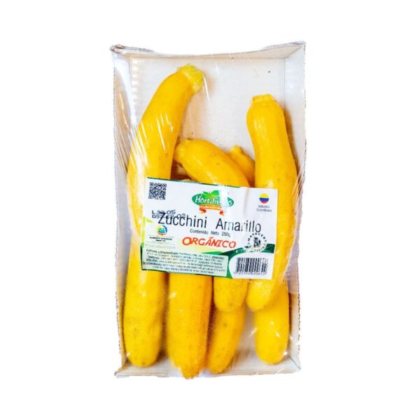 Zuccini amarillo orgánica pet