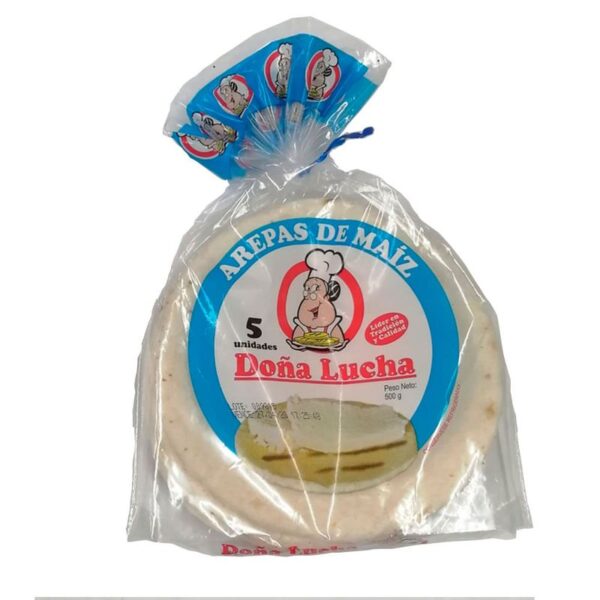 Arepas de maíz Doña Lucha x5und x500g