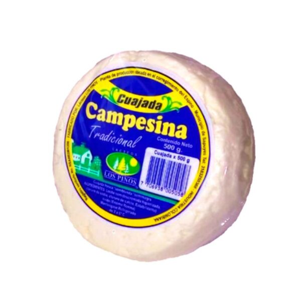 Queso cuajada Los Pinos campesina x500g