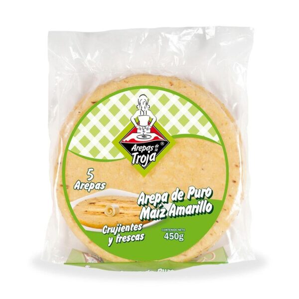 Arepas amarillas De La Troja x5und x450g