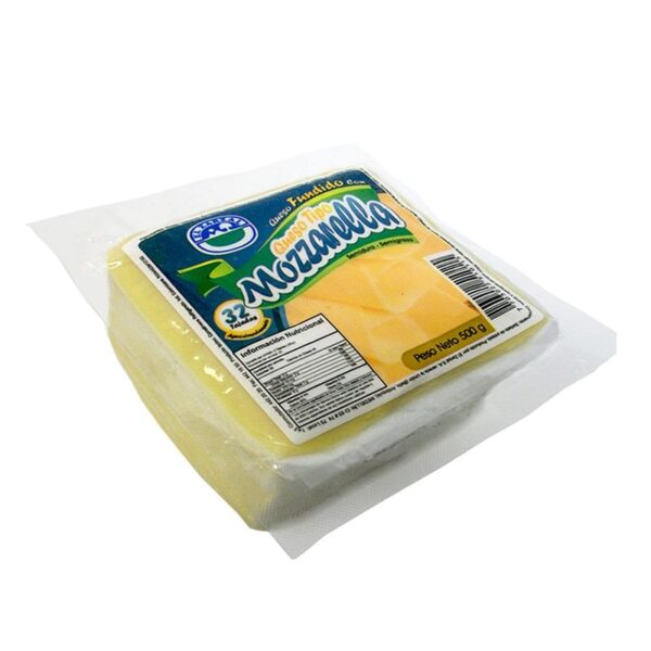 Queso mozzarella El Zarzal 32 tajadas x500g