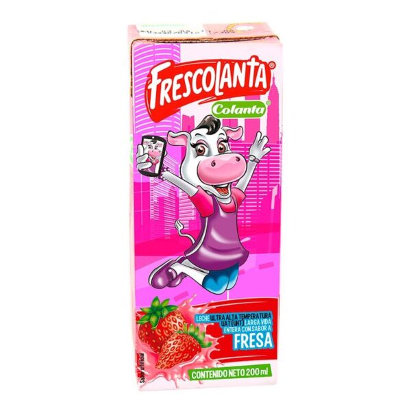 Leche saborizada Frescolanta fresa x200ml