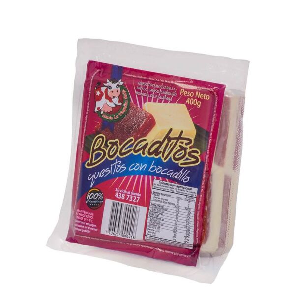 Queso con bocadillo Bocaditos María La Vaquita Roja x400g