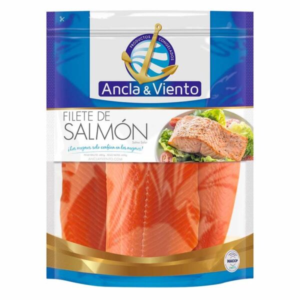 Filete de Salmon Ancla & Viento x 450g Peso Neto