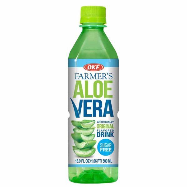 Bebida Okf Farmers aloe vera original sin azucar x 500 ml