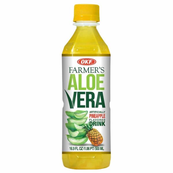 Bebida Okf Farmers aloe vera piña x 500 ml