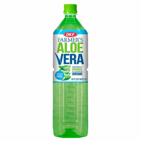 Bebida Okf Farmers aloe vera original sin azúcar x 1.5 lt