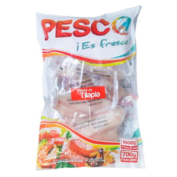 Filete de tilapia pesco x 700 gr