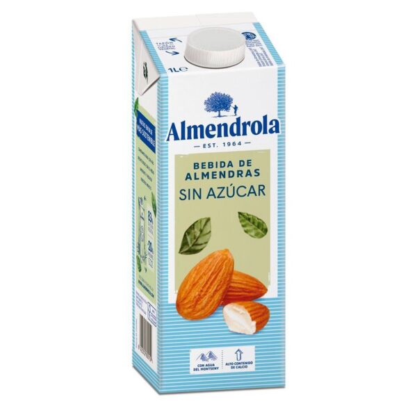 Bebida de almendras Almendrola sin azúcar x1L