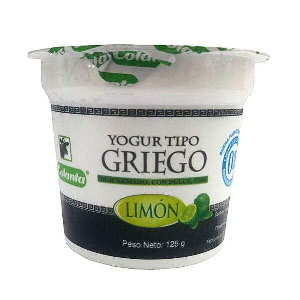 Yogurt Colanta griego limón x125g