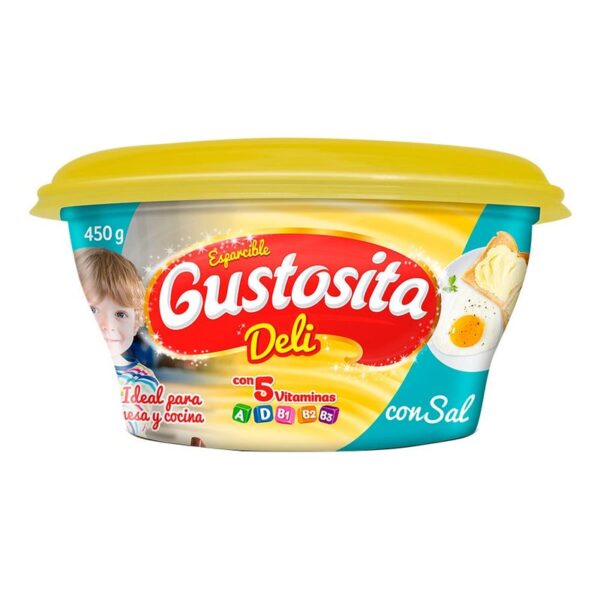 Esparcible Gustosita Deli con sal x450g