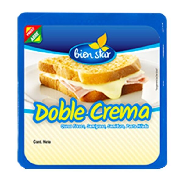 Queso doble crema Bien Star 15 tajadas x249g