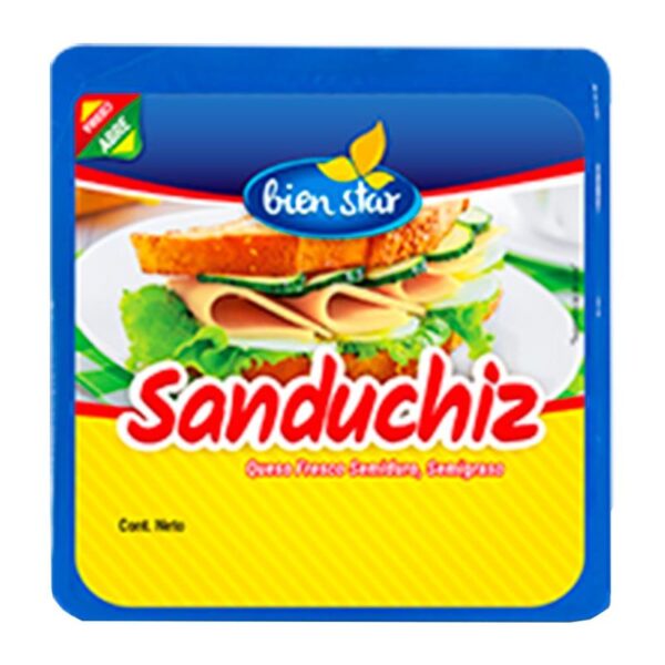 Queso Bien Star Sanduchiz 25 tajadas x415g