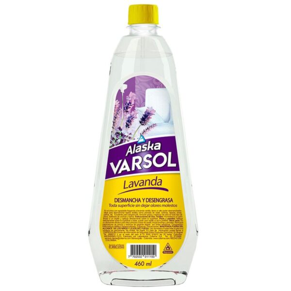 Varsol Alaska lavanda desmancha desengrasa x460ml