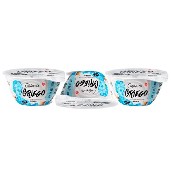 Yogurt griego Cuisine&Co natural x3und x150g c-u