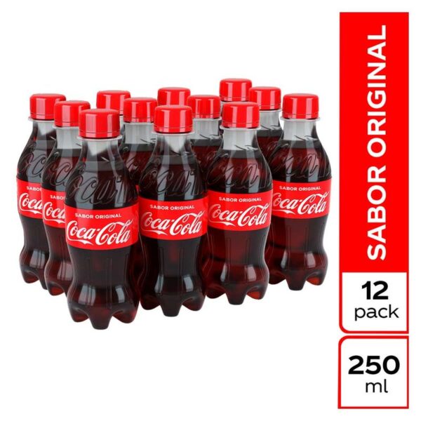 Gaseosa Coca Cola original x12und x250ml c-u