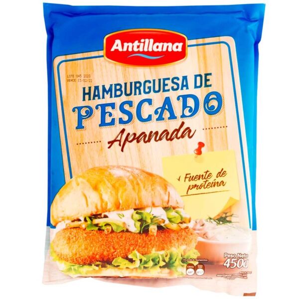 Hamburguesa de pescado x 450 gr