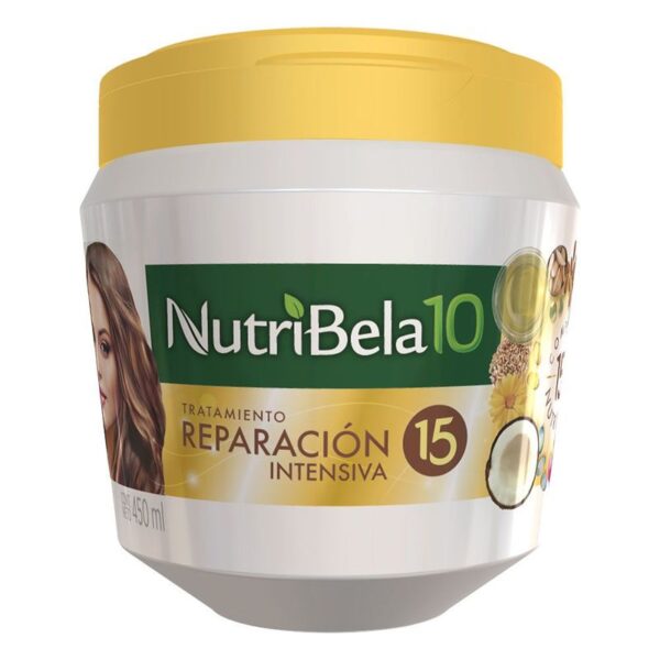 Tratamiento Nutribela reparación 15 tintes x450ml