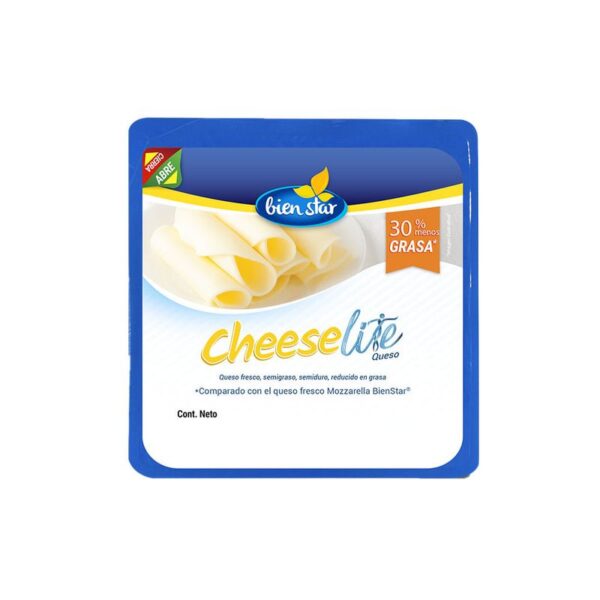 Queso Bien Star Cheeselite 30% menos grasa x239g