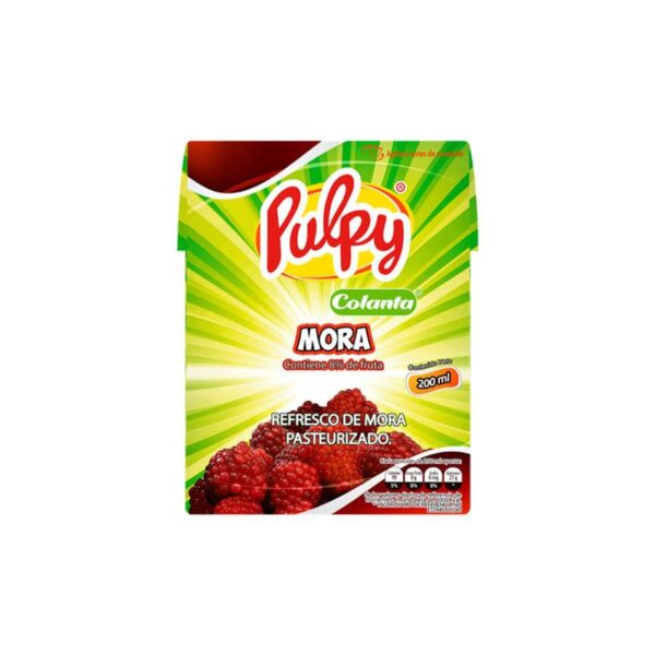 Refresco pulpy mora x200ml