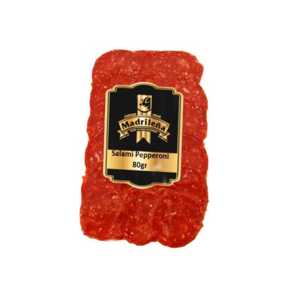 Salami Madrileña pepperoni x80g