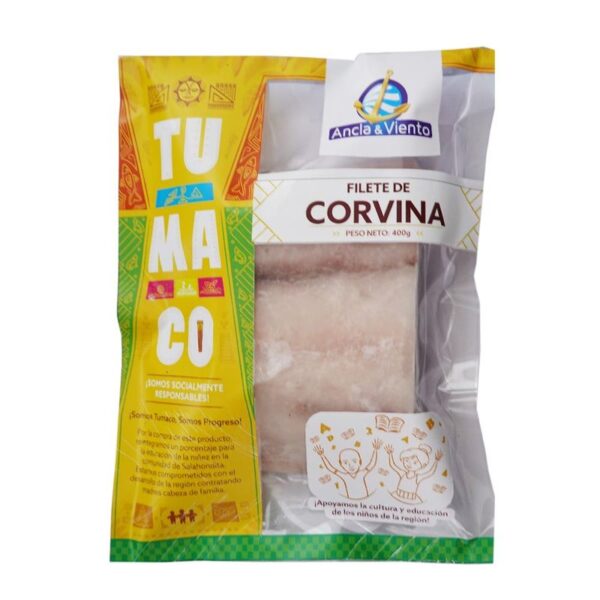 Filete de corvina tumaco Ancla y Viento x 400g