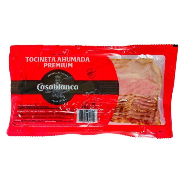 Tocineta Casablanca ahumada premium x200g