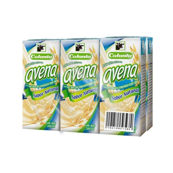 Avena Colanta natural tetrapack x6und x200ml c-u