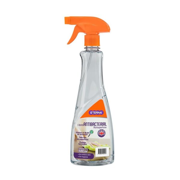 Limpiador eterna antibacterial multisuperficies x500ml