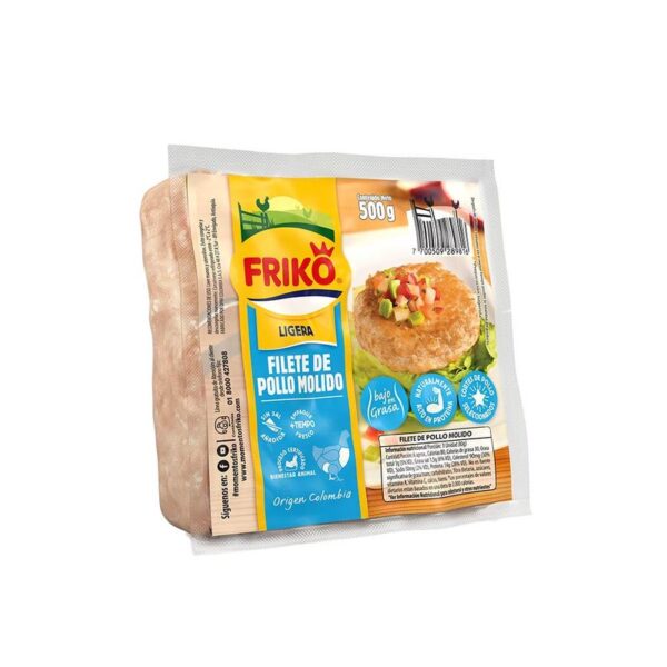 Filete de pollo molido Friko linea ligera x500g