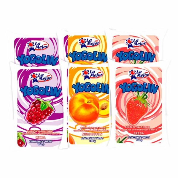 Yogurt Yogolin surtido bolsa x6und x150g c-u