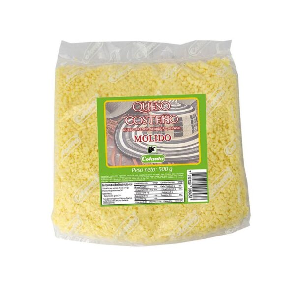 Queso costeño Colanta molido x500g