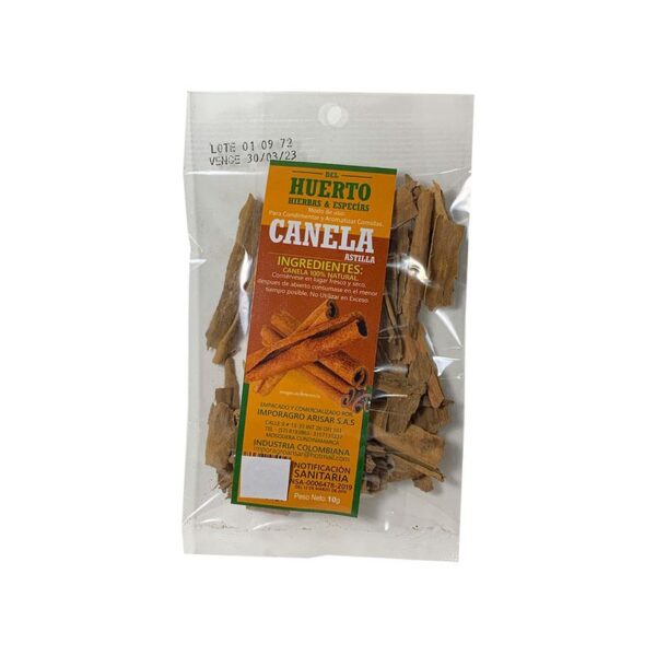 Canela astilla Del Huerto x10gr