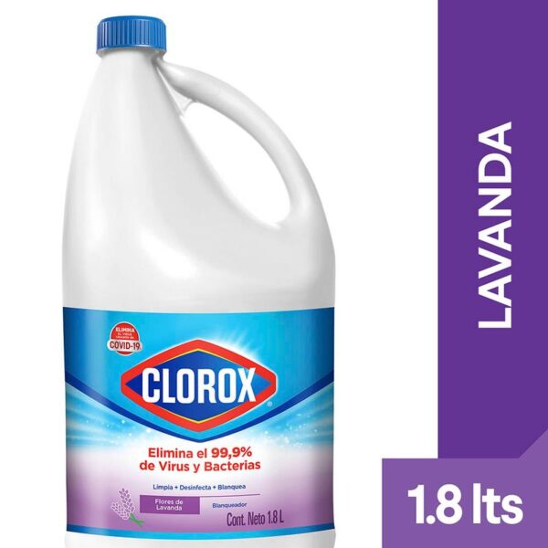 Blanqueador Clorox lavanda x1800ml