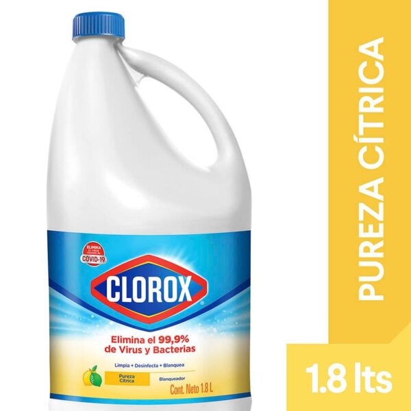 Blanqueador Clorox pureza cítrica x1800ml