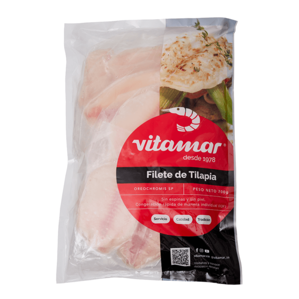 Filete de tilapia Vitamar x 700g