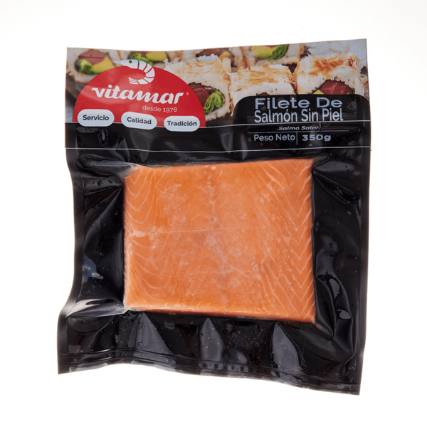 Filete de salmon sin piel x 350g vitamar