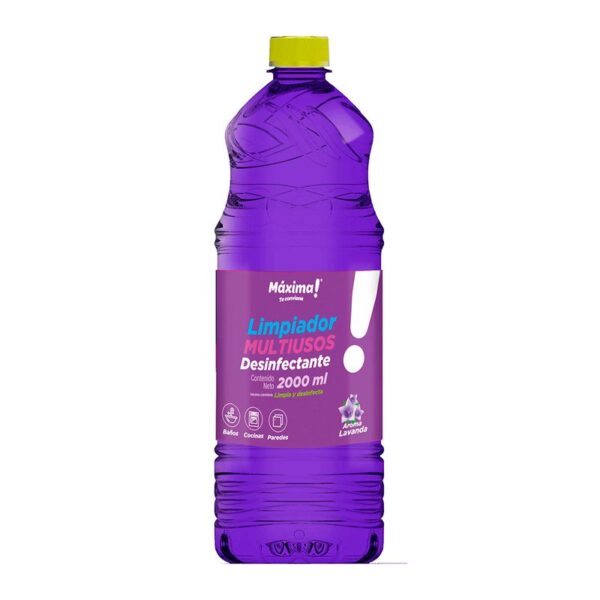 Desinfectante limpiador Máxima lavanda x2000ml